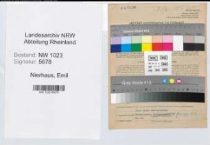 Entnazifizierung Emil Nierhaus , geb. 21.08.1886 (Kaufmann)
