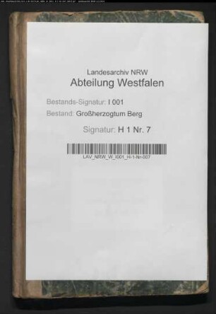 Schatzungsregister des Kirchspiels Wettringen