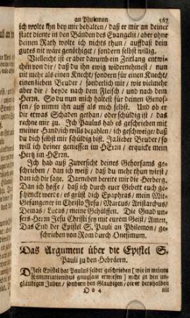 567-569, Das Argument ueber die Epistel S. Pauli zu den ...