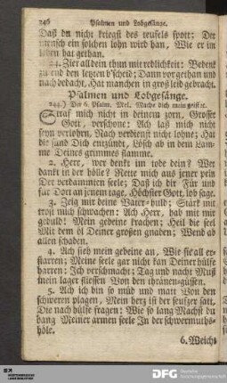 Psalmen und Lobgesänge.