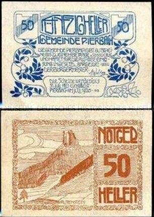 Pierbach, Oberösterreich 50 Heller