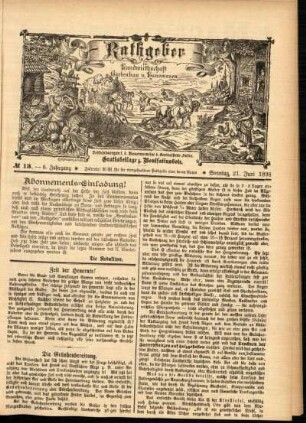 Ausgabe vom Sonntag, den 21. Juni 1896.