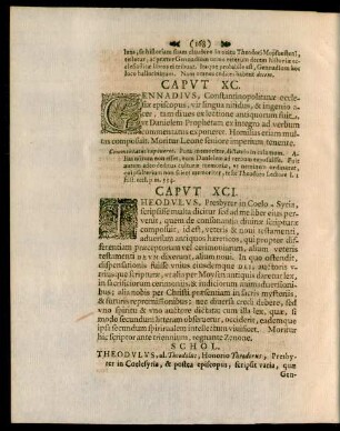 Caput XCI - Caput XCV