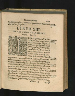 Liber XIII. De Secundis Wladislai.