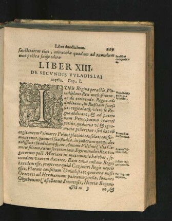 Liber XIII. De Secundis Wladislai.