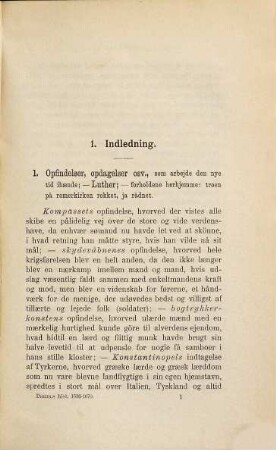Danmarks Historie fra 1536 til 1670, 1