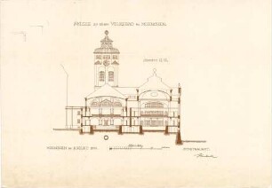 Hocheder, Karl; München; Müller´sches Volksbad - Schnitt