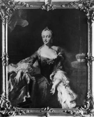Bildnis der Kaiserin Maria Josepha von Bayern : Bildnis der Kaiserin Maria Josepha von Bayern. Tafelmalerei (1701/1800). Salem: Markgräfliche Badische Museen Salem