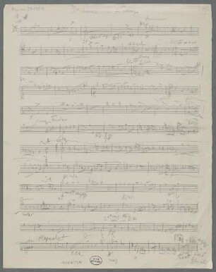 Concertos, vl, orch, op.26, D-Dur, Excerpts. Sketches. Fragments - BSB Mus.ms. 23172-4 : [caption title:] 3a parte del I Tempo