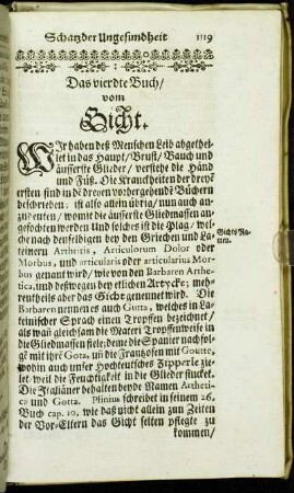 Das vierdte Buch/ vom Gicht.