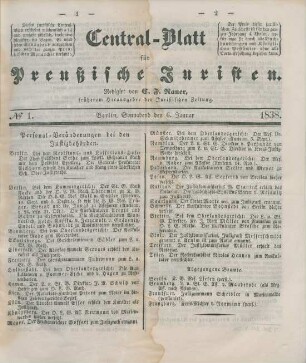 6. Januar-29. Dezember = No. 1-52