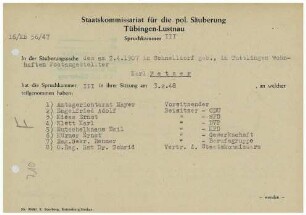 Fetzer, Karl