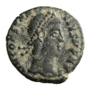 Münze, Aes 4, 347 - 348 n. Chr.