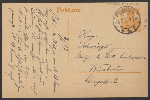 Brief an Schwiegk : 03.07.1917
