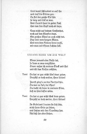 Urians Reise um die Welt
