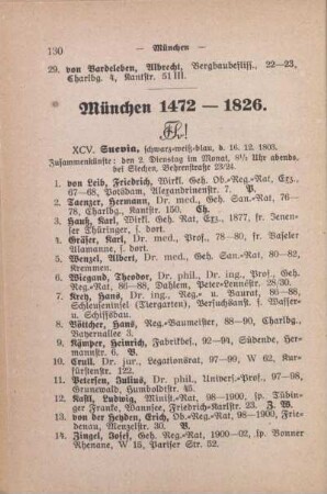München 1472-1826