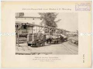 Bild einer elektrisch betriebenen Industriebahn der Elektrizitäts-Aktiengesellschaft Nürnberg