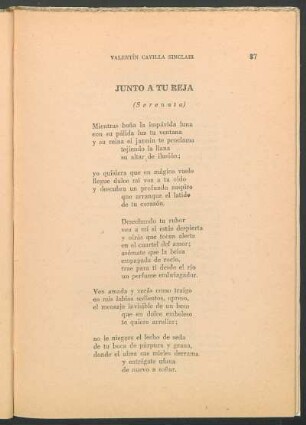 Junto a tu reja : (Serenata)