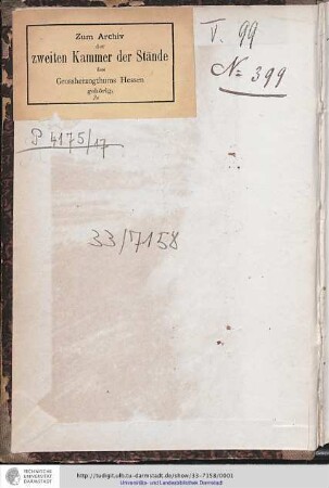 Statuten der Hessischen Ludwigs-Eisenbahn-Gesellschaft : nebst den derselben ertheilten Concessionen etc.