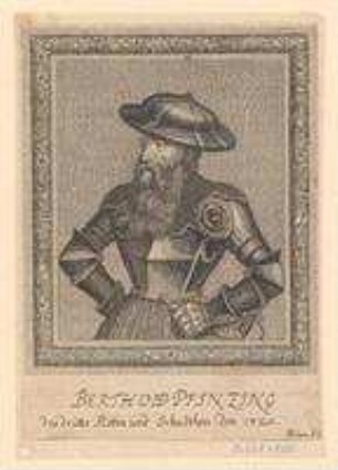 Bertold Pfinzing der Dritte, Ritter und Schultheiß; gest. 1320