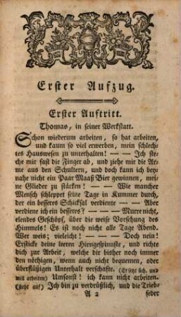 Der Schuster und sein Freund : ein Lustspiel in zween Aufzügen ; geschrieben für das churfürstliche deutsche Theater in München