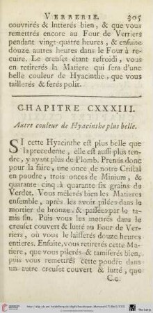 Chapitre CXXXIII