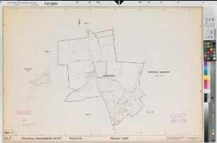 Stockum (Unna), Siddinghausen (Unna), Zusammenlegung Stockum-Siddinghausen, Bl. 7 Zuteilungskarte Siddinghausen Flur 3