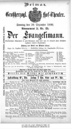 Der Evangelimann