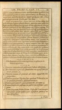 Argumentum. - Summae.