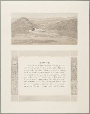 Mappe "Hymnen an die Nacht", Blatt 10