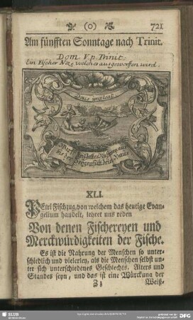 XLI. Merckwürdigkeiten der Fische