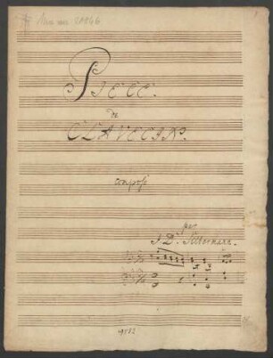 2 Stücke für Tasteninstrument; cemb