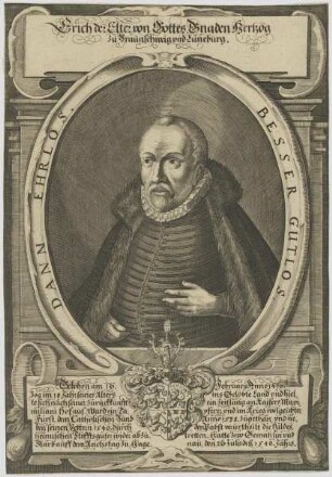 Bildnis des Erich der Elter zu Braunschweig und Lüneburg