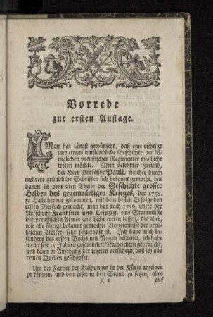 Vorrede zur ersten Auflage.