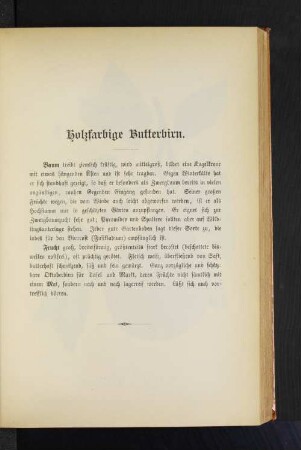 Holzfarbige Butterbirn.