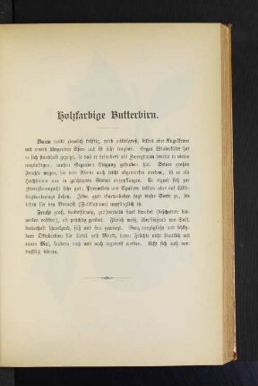 Holzfarbige Butterbirn.