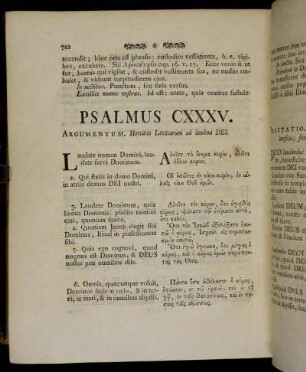 Psalmus CXXXV. - Psalmus CXLII.