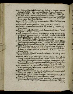 Libri Juridici Futuris Nundinis Prodituri.