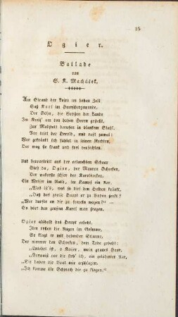 Ballade von S. K. Machácek.