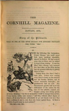 The Cornhill magazine. 25. 1872