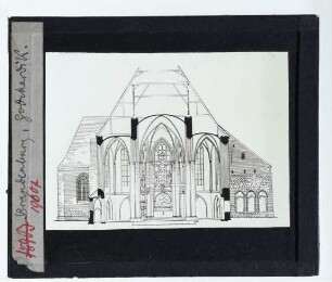 Brandenburg an der Havel, Kirche St. Gotthardt : Schnitt