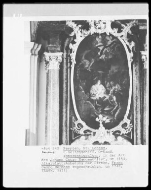 Innocentiusaltar mit rechtem Bild: Anbetung der Könige