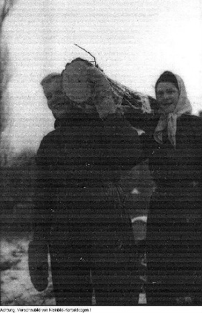 Dresden. Stukenroden für die frierende Bevölkerung im Winter 1946/47, 1947