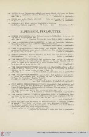 Elfenbein, Perlmutter (Nr. 132-141)