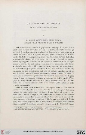 2: La numismatica di Augusto : studi di tipologia, cronologia e storia