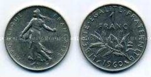 Frankreich, 1 Franc