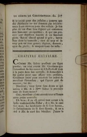 Chapitre Huitieme.