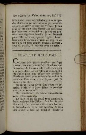 Chapitre Huitieme.