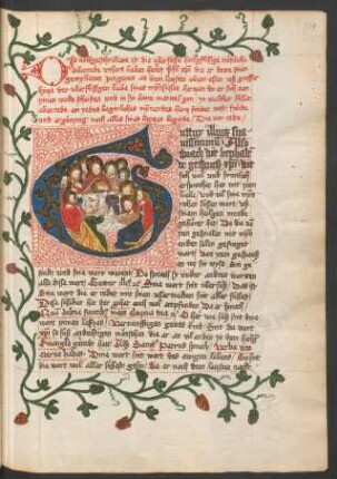 Initiale G: Abendmahl