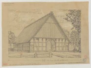 Ostenfelde (Kreis Warendorf): Hof Strothmann. Haupthaus (Schaubild)